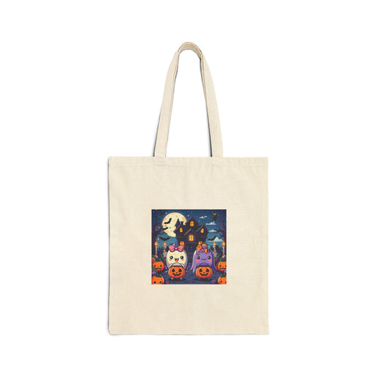 Halloween Collection: My Boo- Cotton Canvas Tote Bag