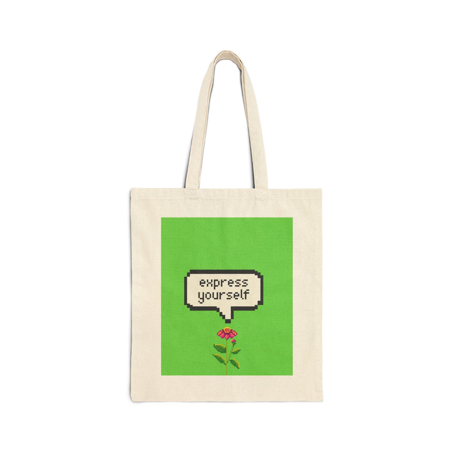 Express Yourself Cotton Canvas Tote Bag - Eco-Friendly Shopper, Gift for Artists, Cute Everyday Tote, Inspirational Bag, Stylish [...]