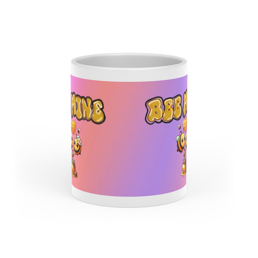 Bee mine 🐝✨🩷Heart-Shaped Mug