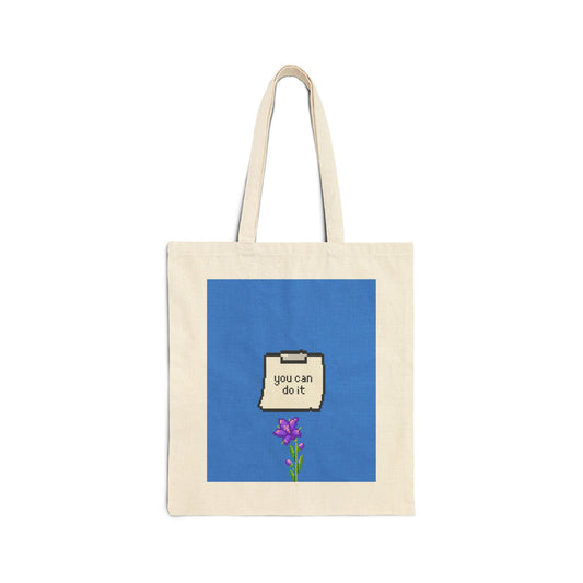 Inspirational Cotton Canvas Tote Bag - Motivational Quote, Eco-Friendly Shopping Bag, Plant Lover Gift, Everyday Carry, Reusable [...]